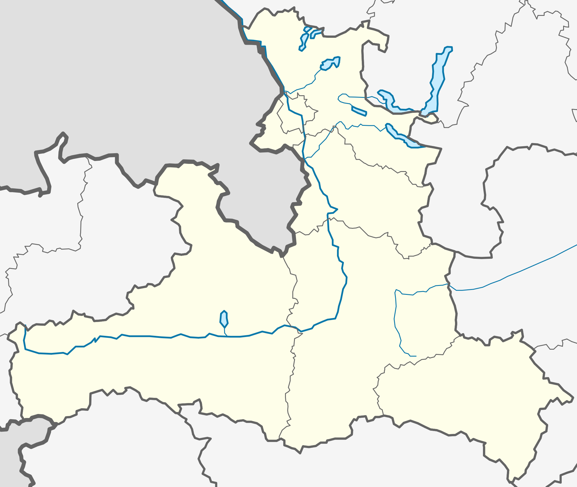 Mapa Del Estado De Salzburgo Tama O Completo