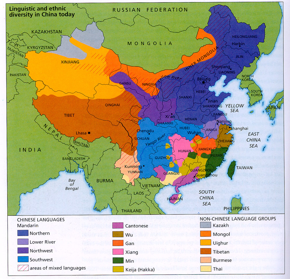 Linguistic And Ethnic Diversity In China 