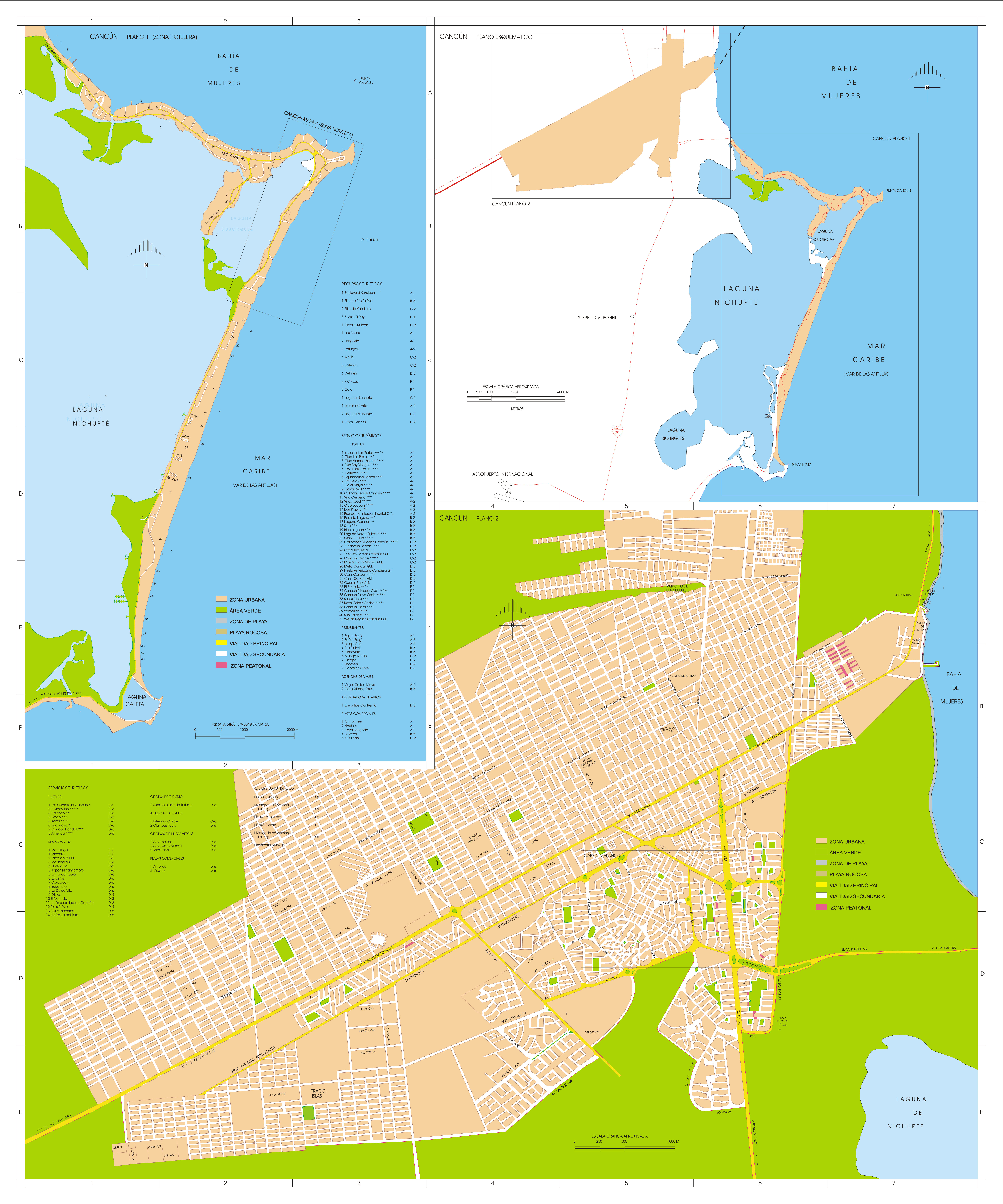 Mapa De Cancun Tamano Completo Gifex