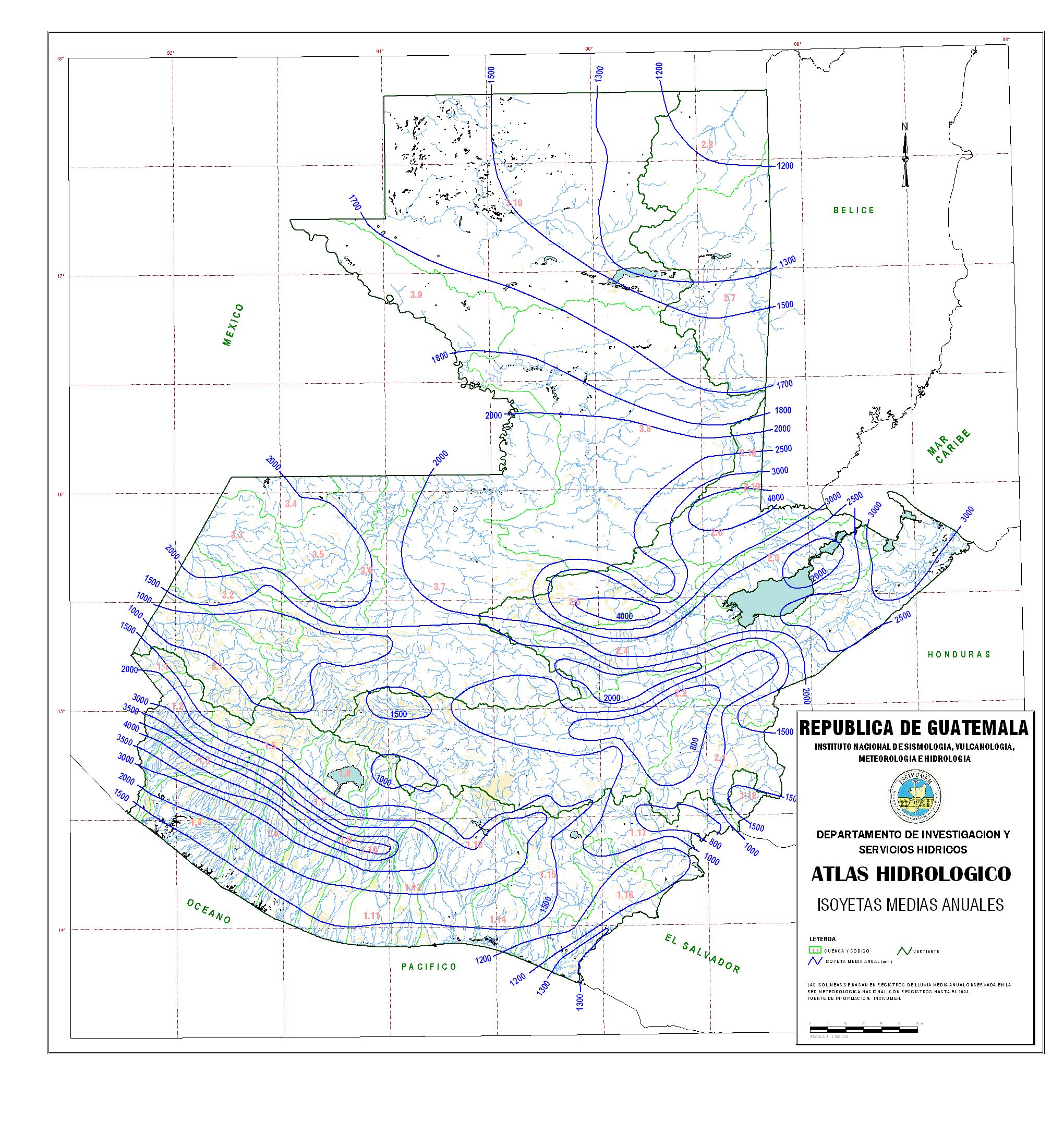 Average Annual Rainfall In Guatemala 2003 Full Size Gifex - 