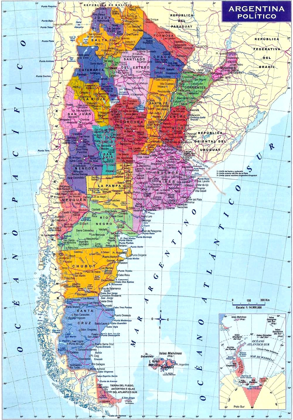 Mapa Politico Mudo De Argentina Tamano Completo Ex Images 1254