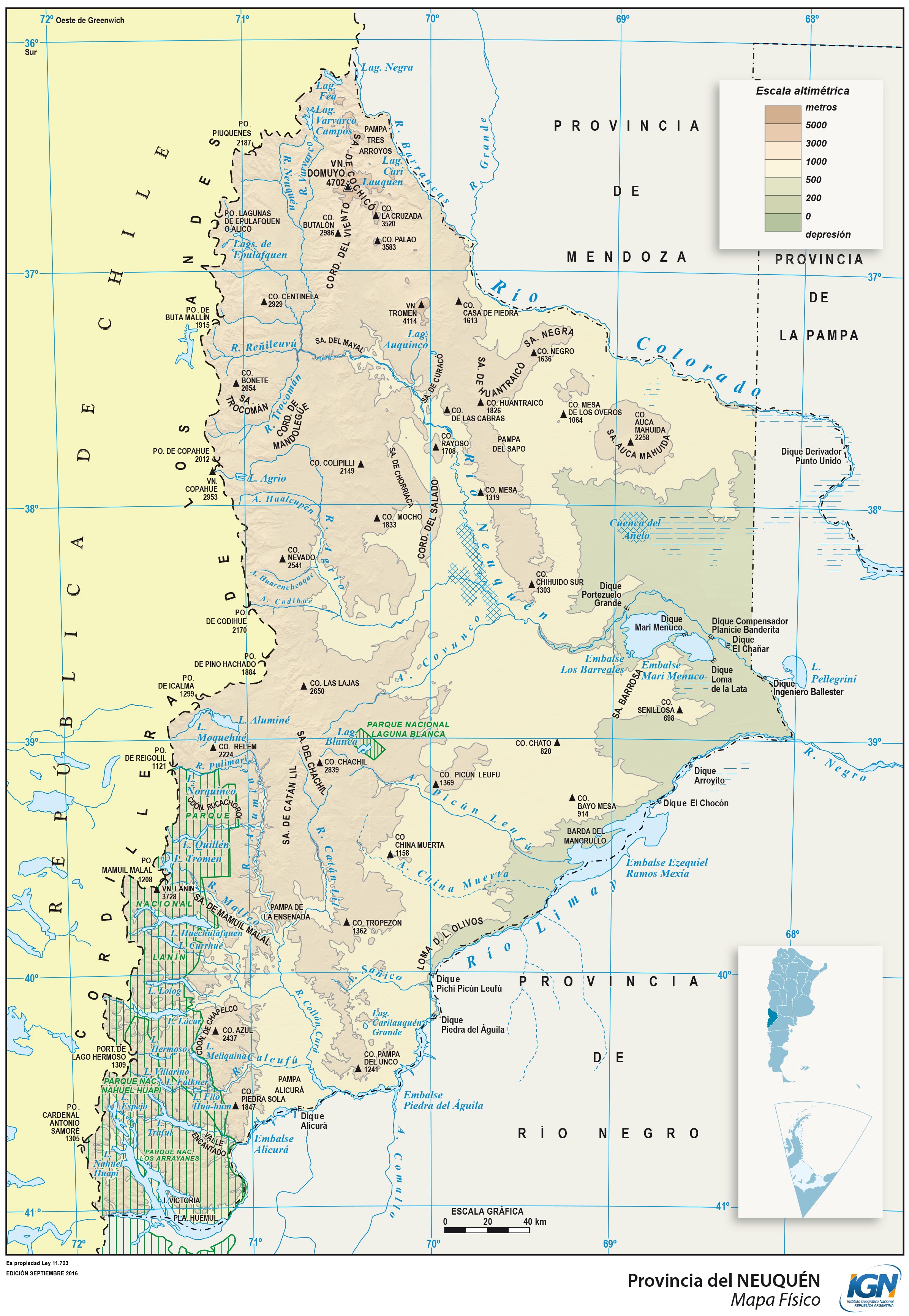 Mapa F Sico De La Provincia Del Neuqu N Argentina Neuqu N Gifex   Mapa Fisico De La Provincia Del Neuquen Argentina 