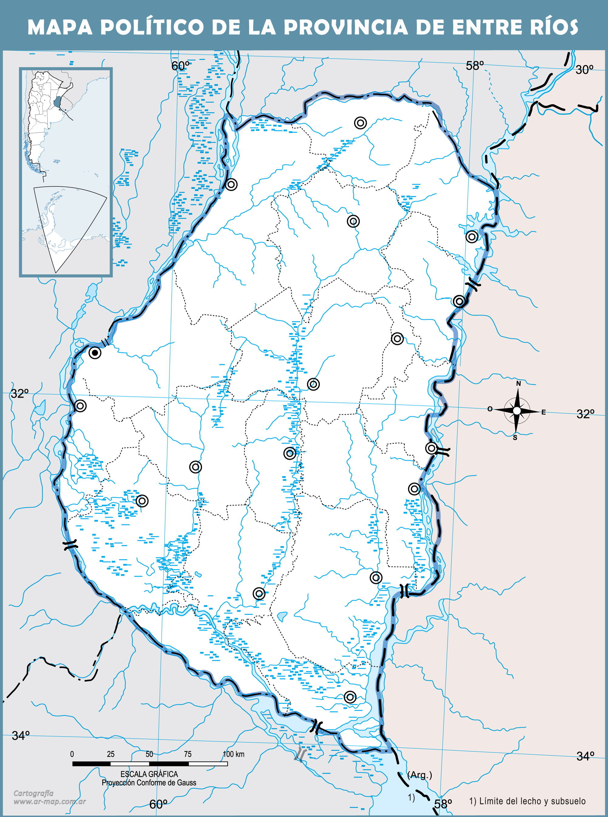 Mapa Político De La Provincia De Entre Ríos Ex My Xxx Hot Girl