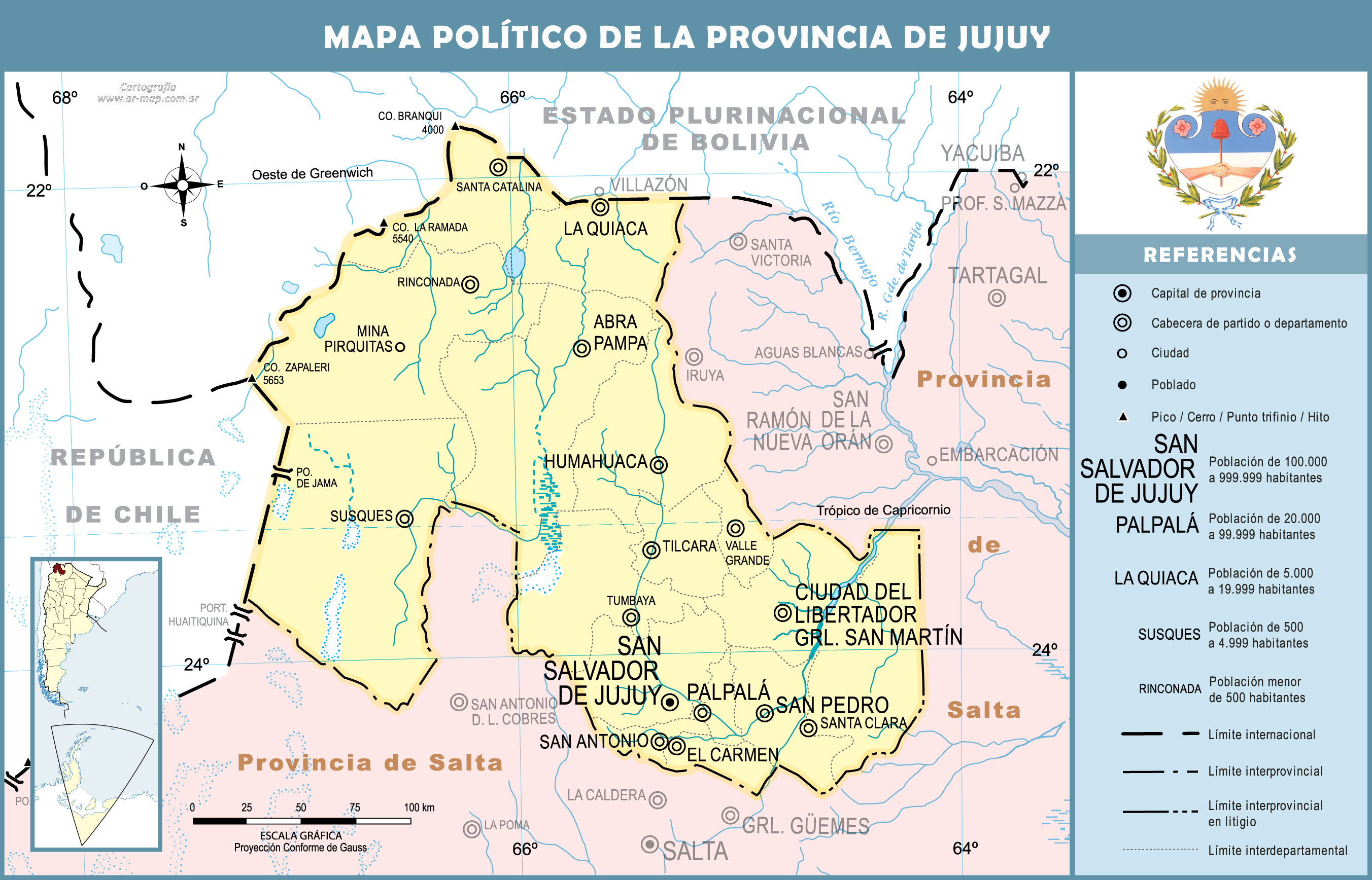 Mapa De Rutas Y Localidades De La Provincia De Salta Hot Sex Picture 1594