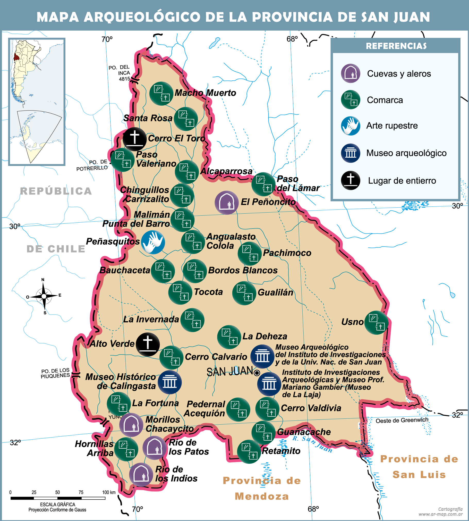Archaeological Map Of The Province Of San Juan Argentina Gifex My Xxx Hot Girl