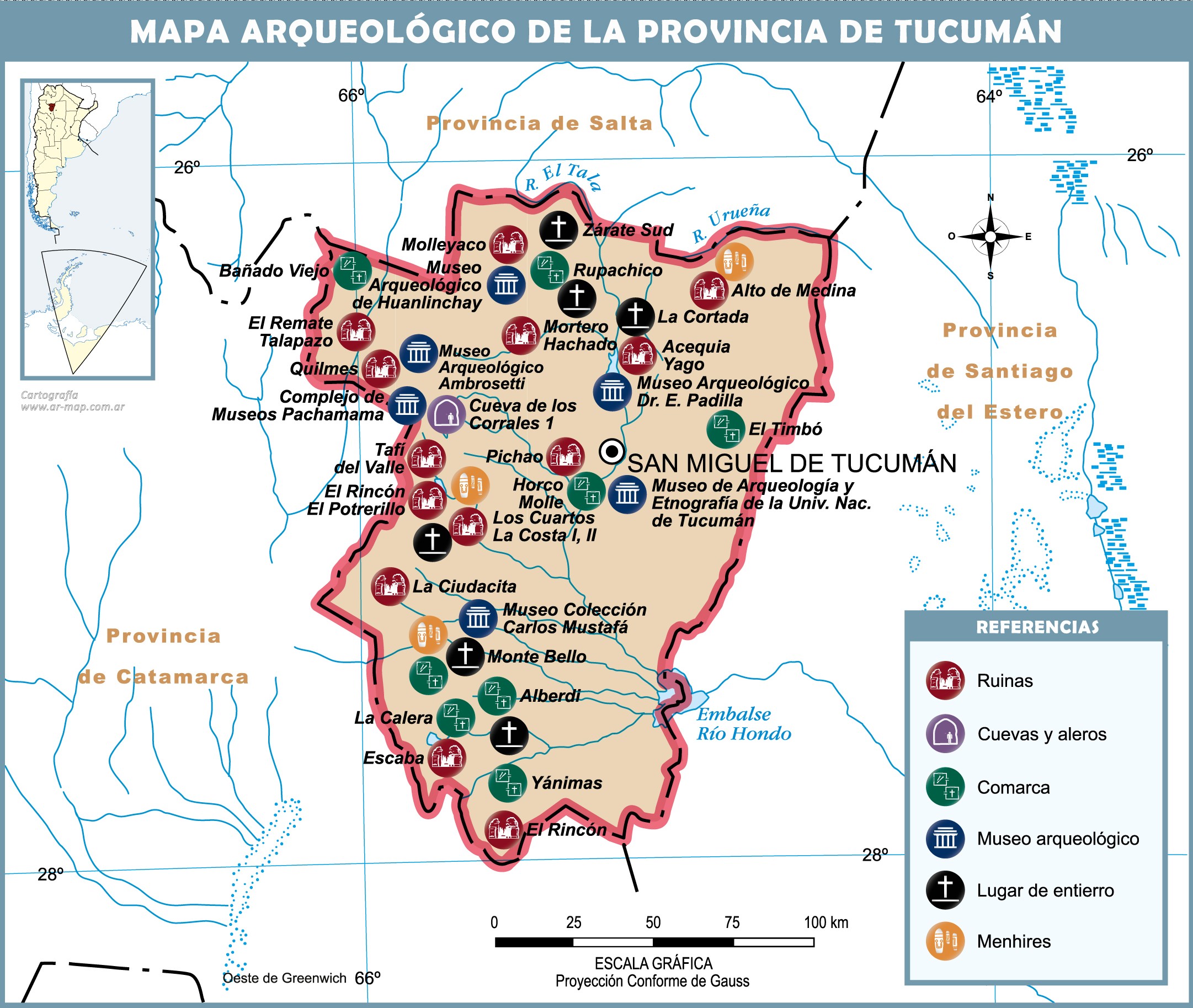 Mapa De Tucuman