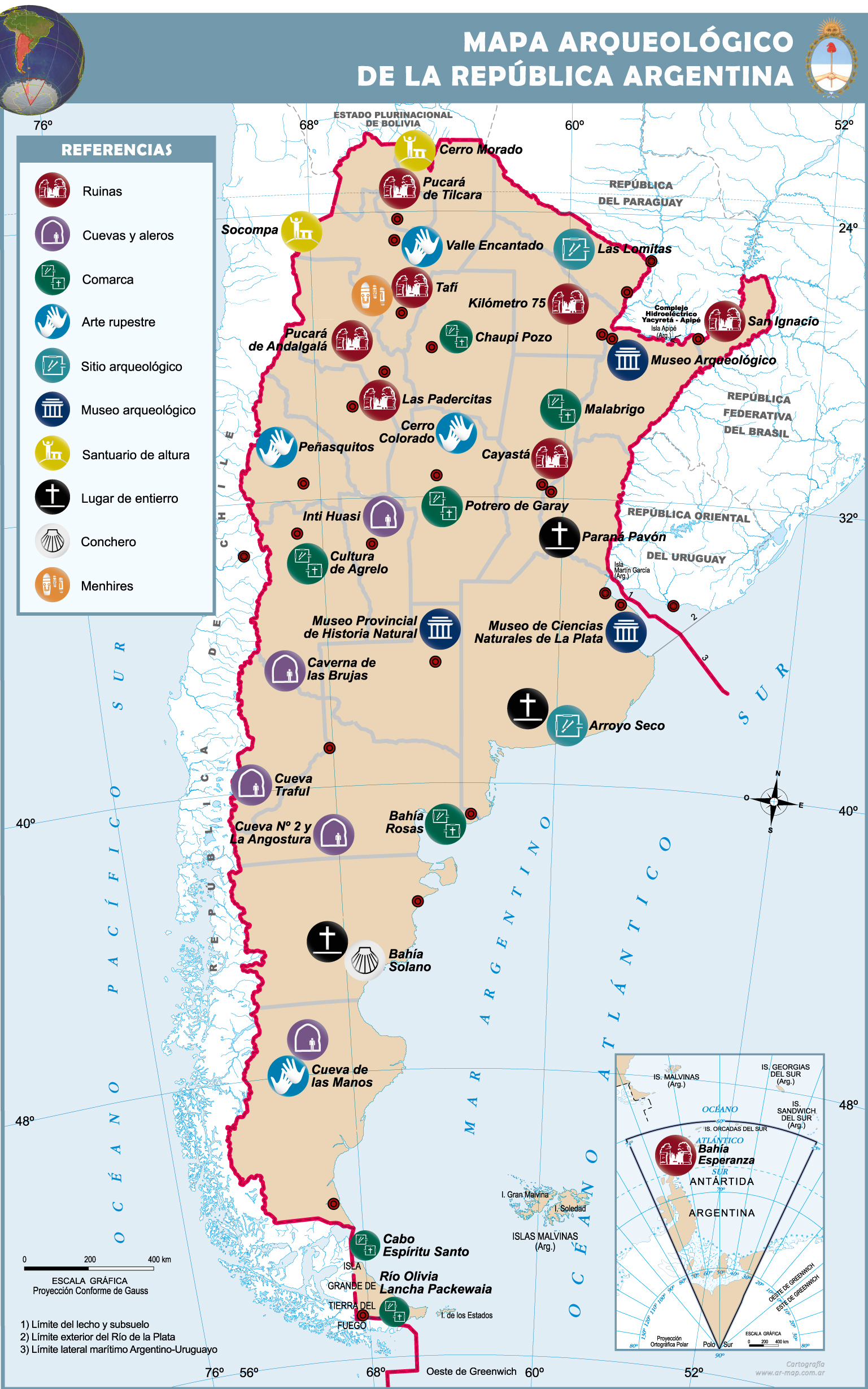 Archaeological map of Argentina | Gifex