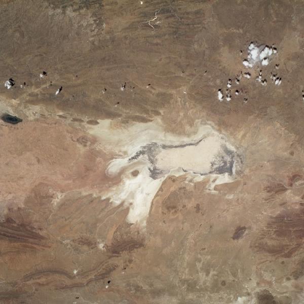 Satellite Image, Photo of Lake Poopo, Bolivia - Full size | Gifex