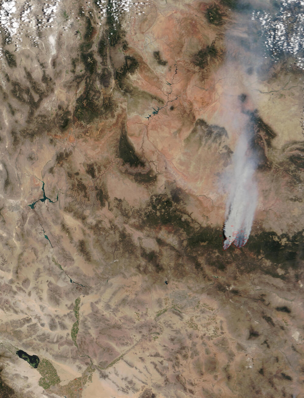 Rodeo and Chediski Fires, Arizona - Full size | Gifex