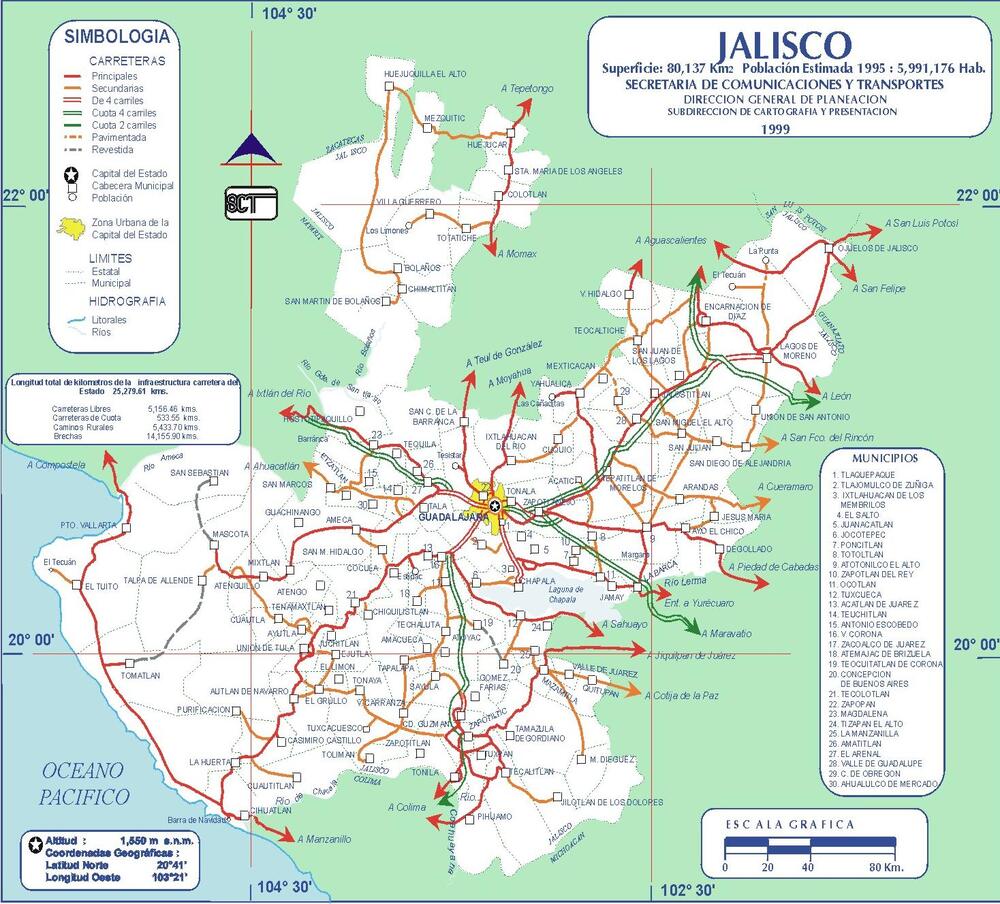 Mapa De Carreteras De Jalisco Tama O Completo Ex My Xxx Hot Girl 3170