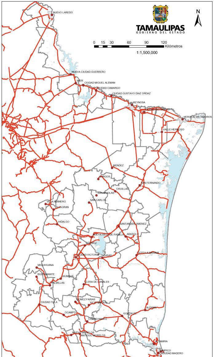 Mapa De Tamaulipas Tamaño Completo Ex