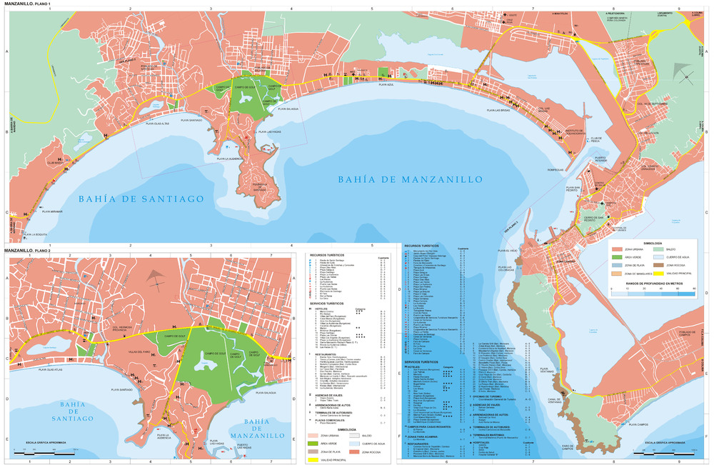 Mapa de Manzanillo - Tamaño completo | Gifex