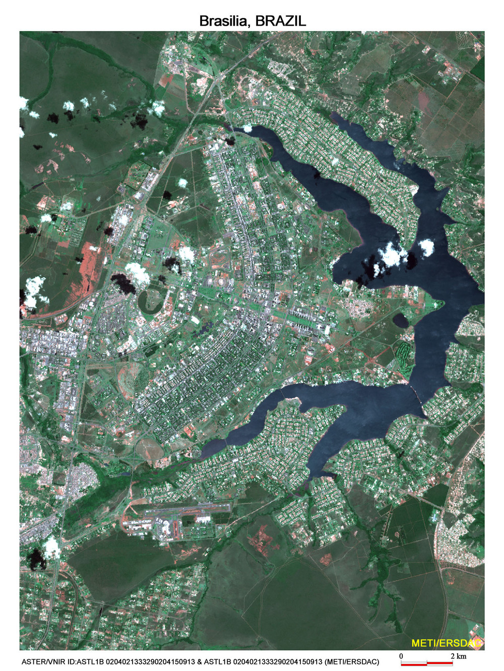 Satellite image of Brasilia - Full size | Gifex