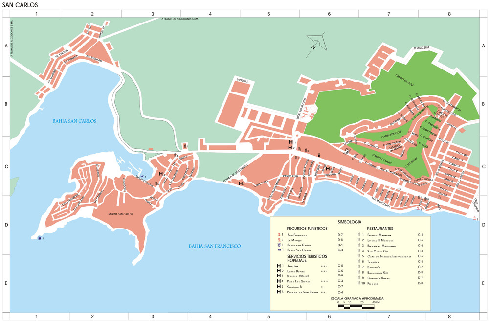 Map of San Carlos - Full size | Gifex