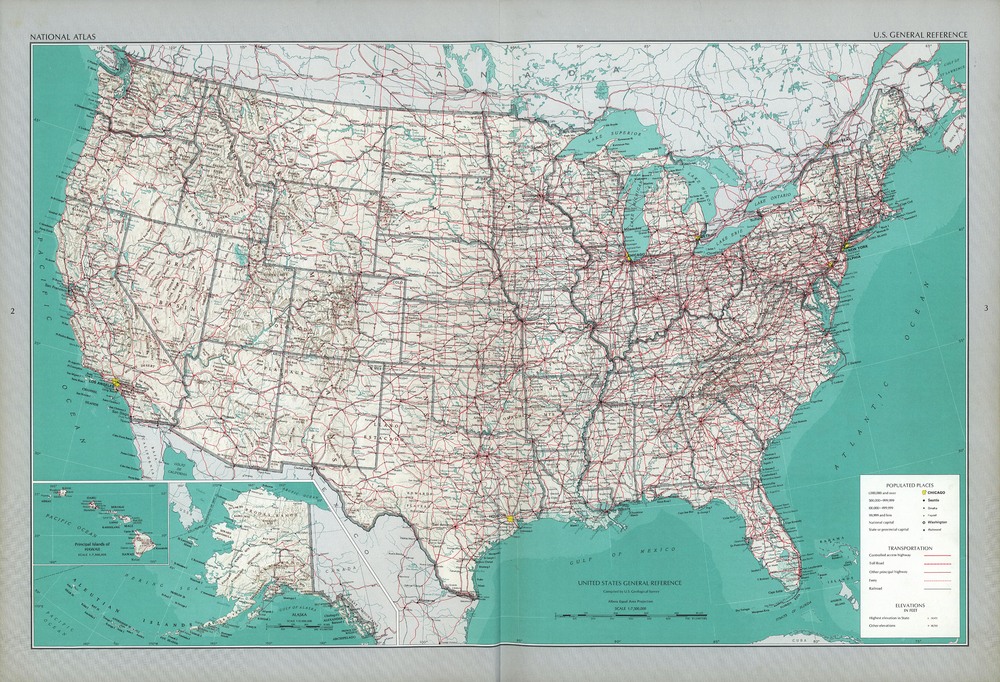 United States Road Map Full Size Gifex