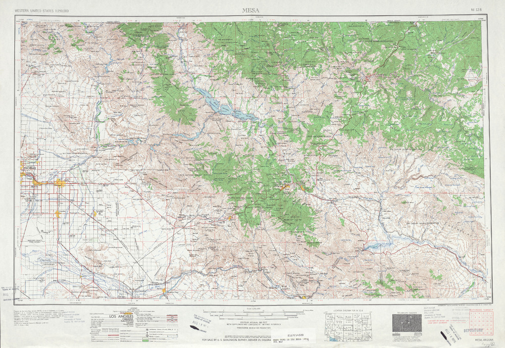 Area around Mesa in the United States - Full size | Gifex