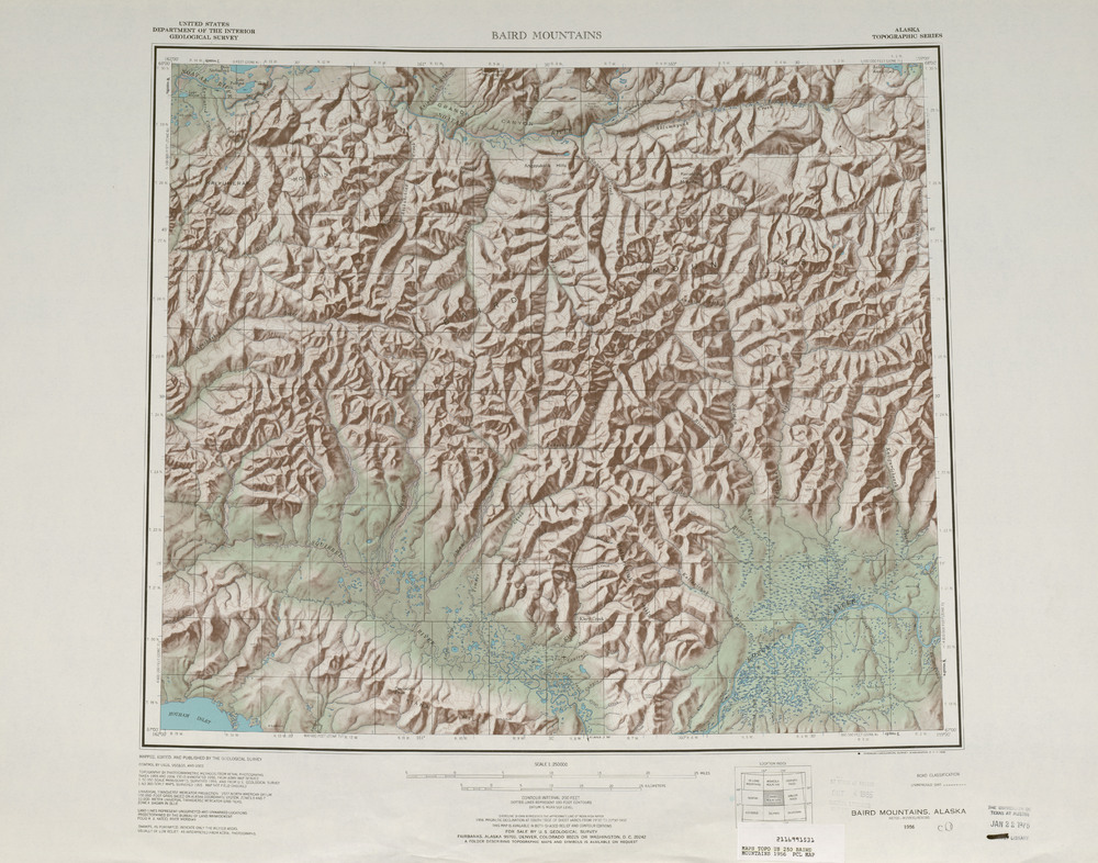 Area around Baird Mountains in the United States - Full size | Gifex