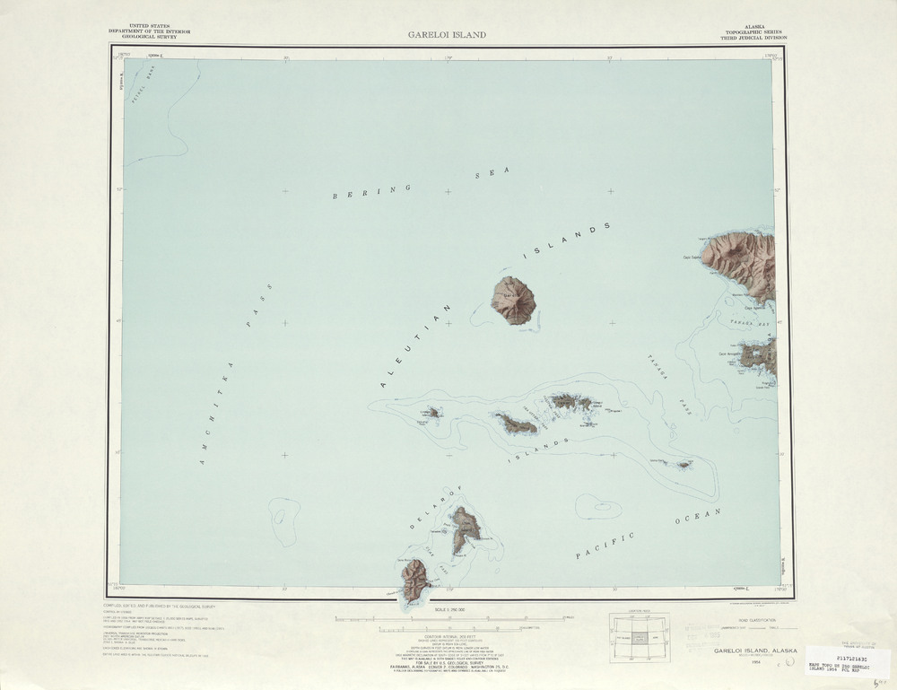 Area around Gareloi Island in the United States - Full size | Gifex