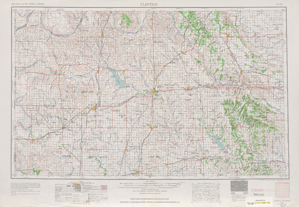 Area around Clinton in the United States - Full size | Gifex