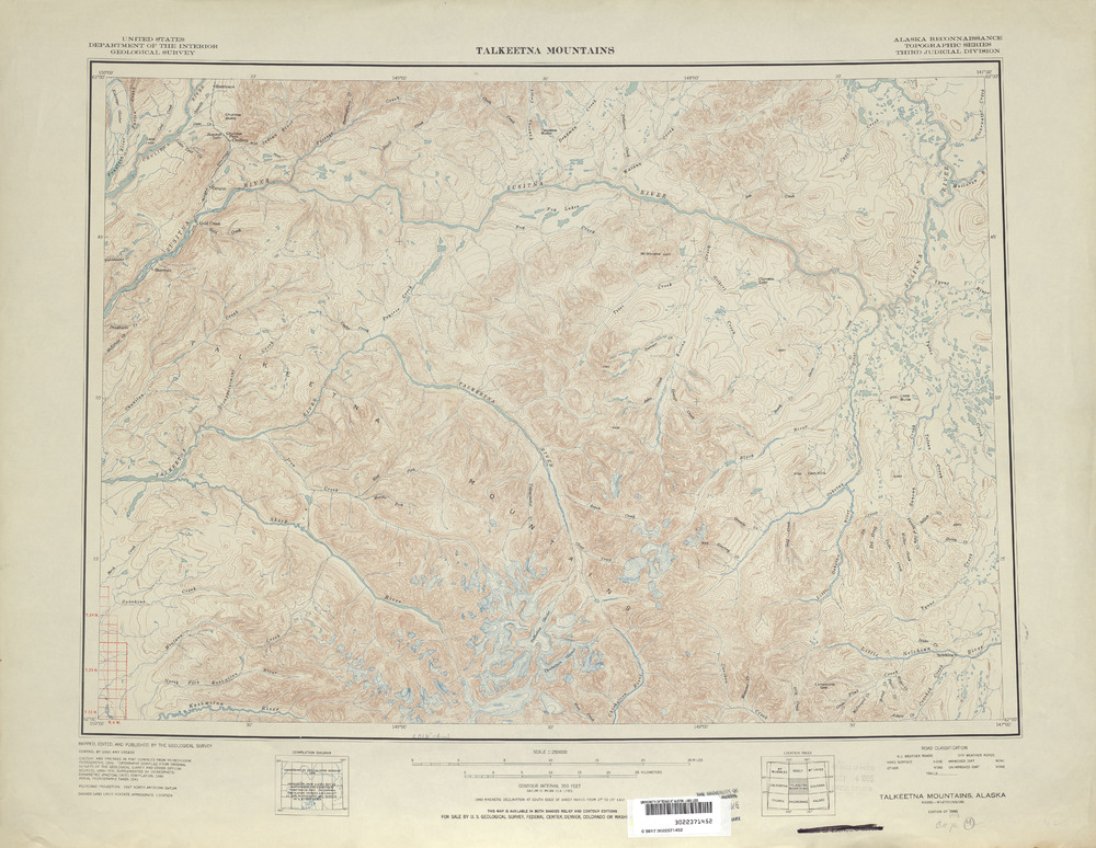 Area around Talkeetna Mountains in the United States - Full size | Gifex