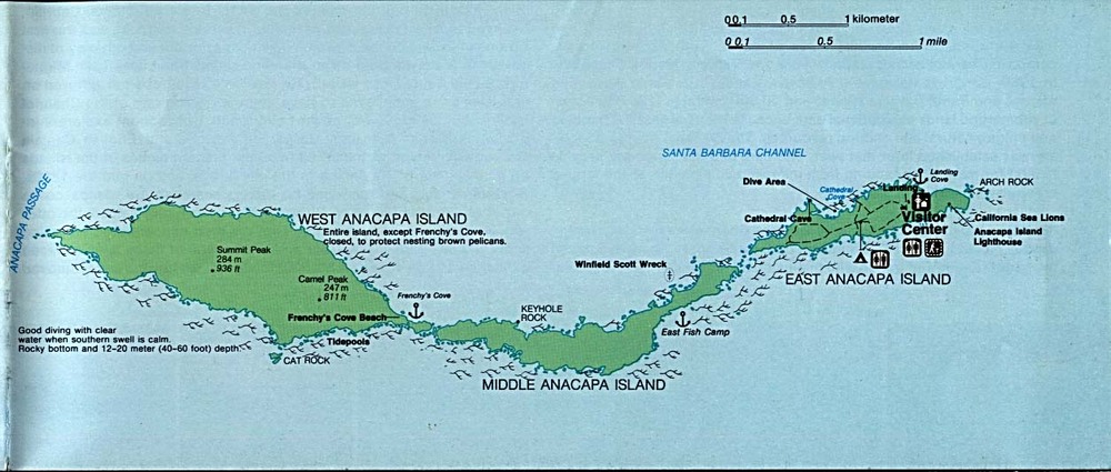 Anacapa Island Map, California - Full size | Gifex