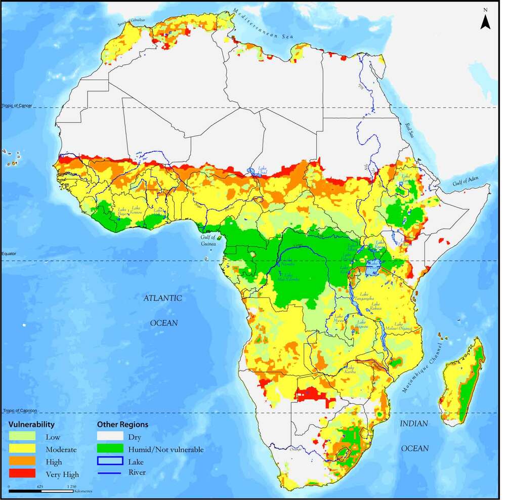 desertification in africa graph