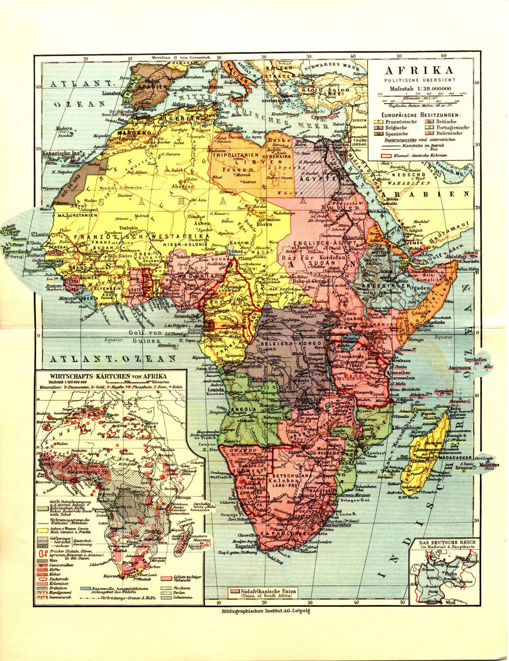 Africa in 1932 - Full size | Gifex