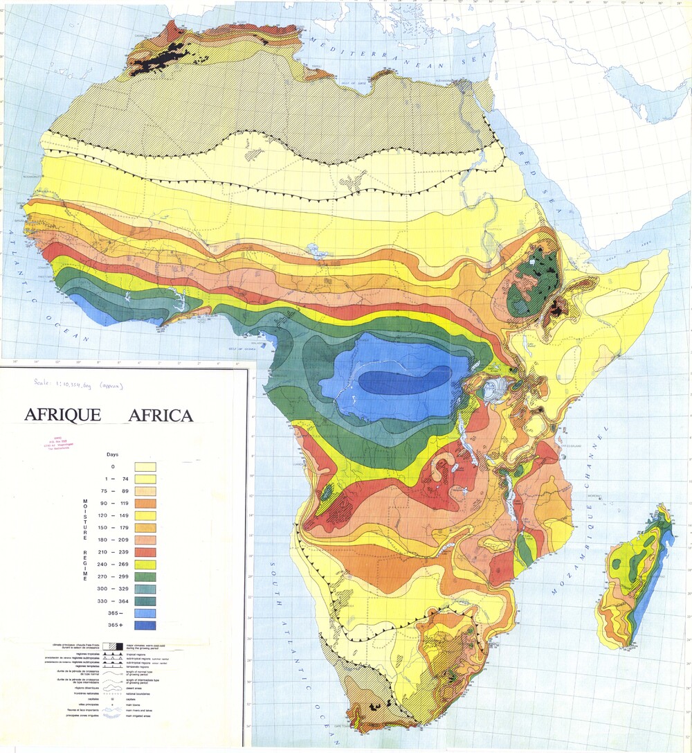 Africa Moisture Regime - Full size | Gifex