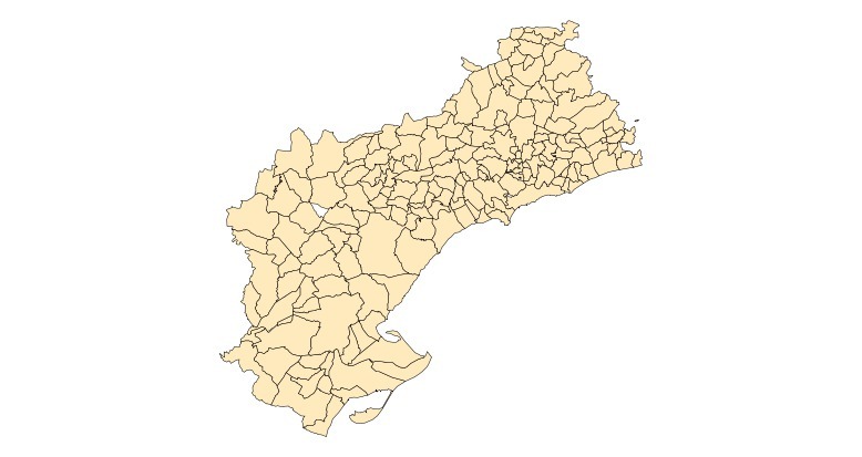 Municipios De La Provincia De Tarragona 2003 Tamaño Completo Ex 8587