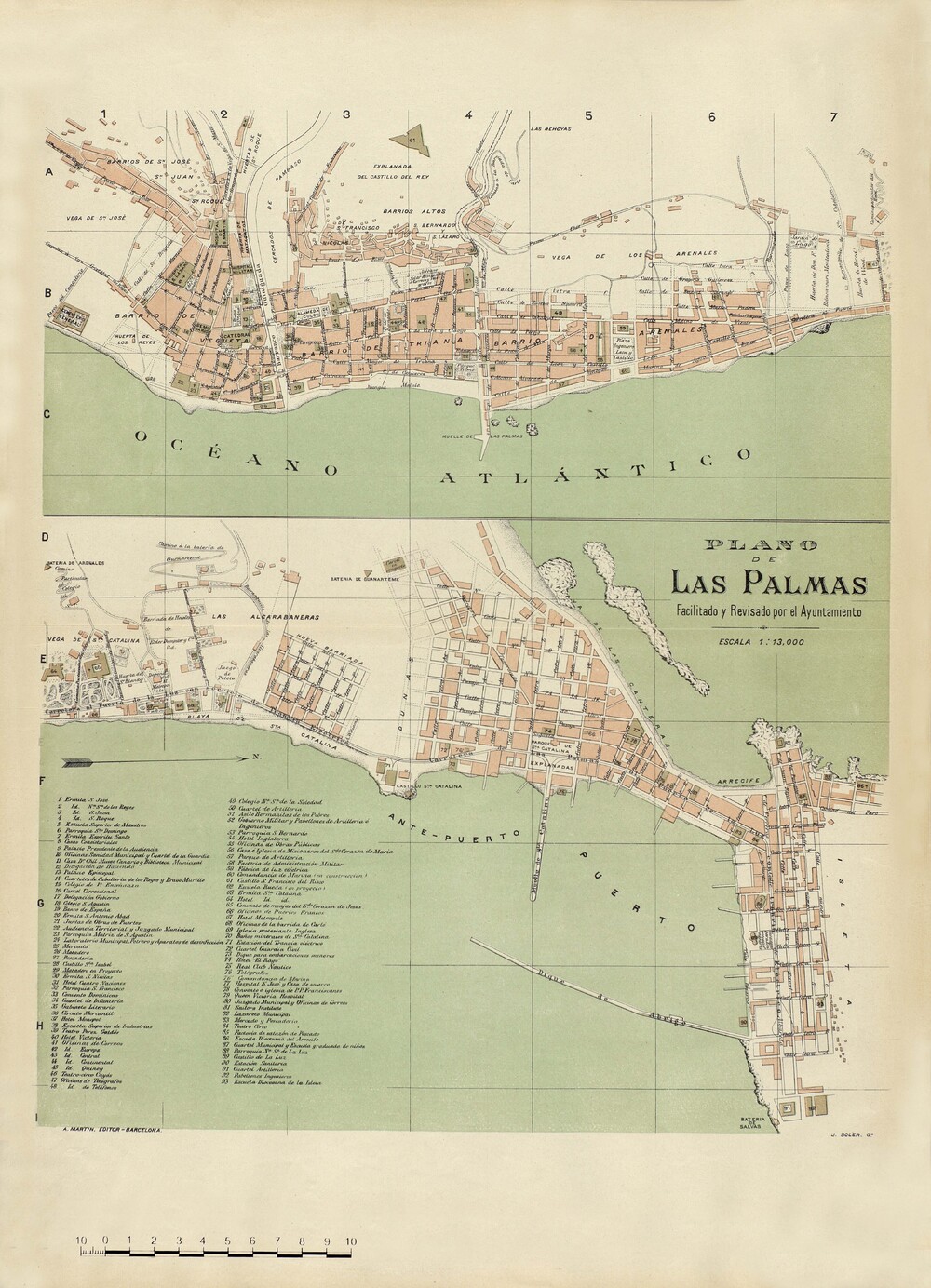 Las Palmas map - Full size  Gifex