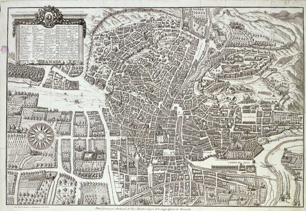 Map of Granada 1795 - Full size | Gifex