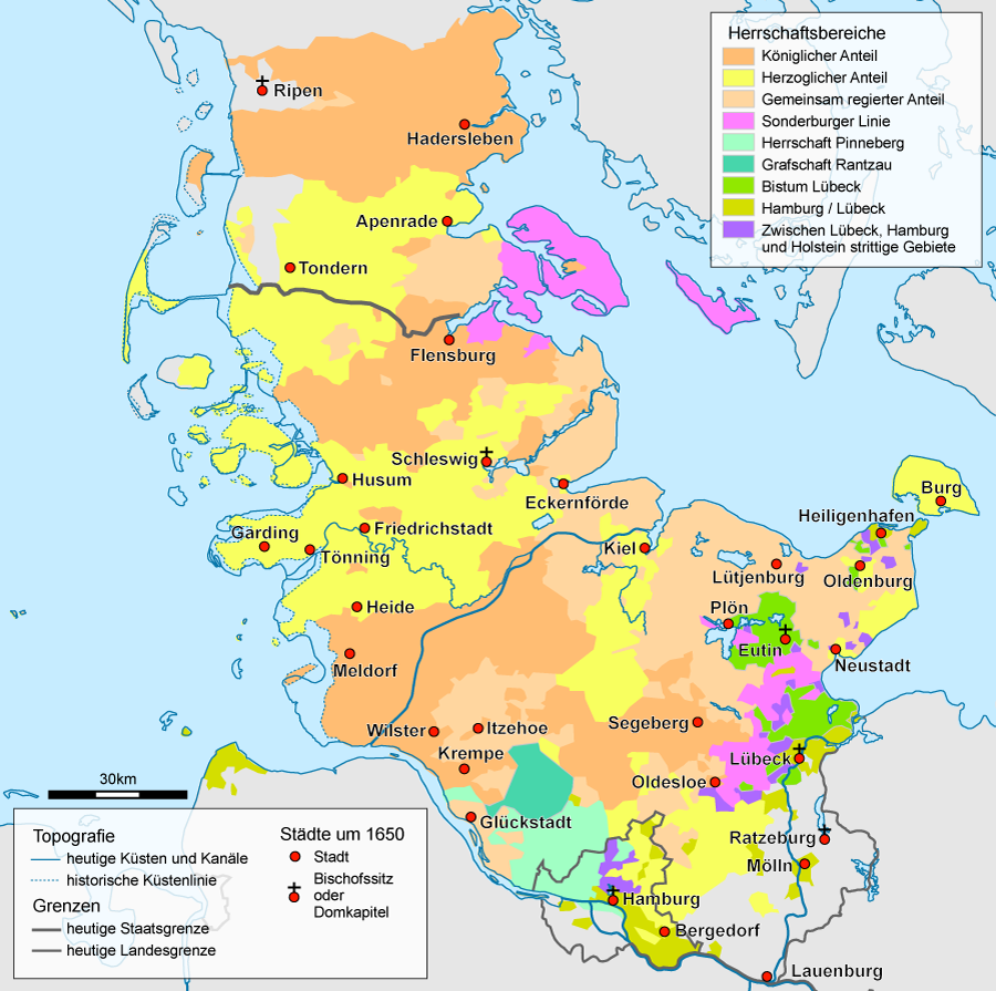 SchleswigHolstein, after 1650 Full size Gifex