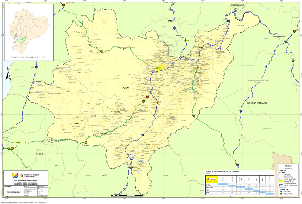 Map of Azuay 2010 - Full size | Gifex