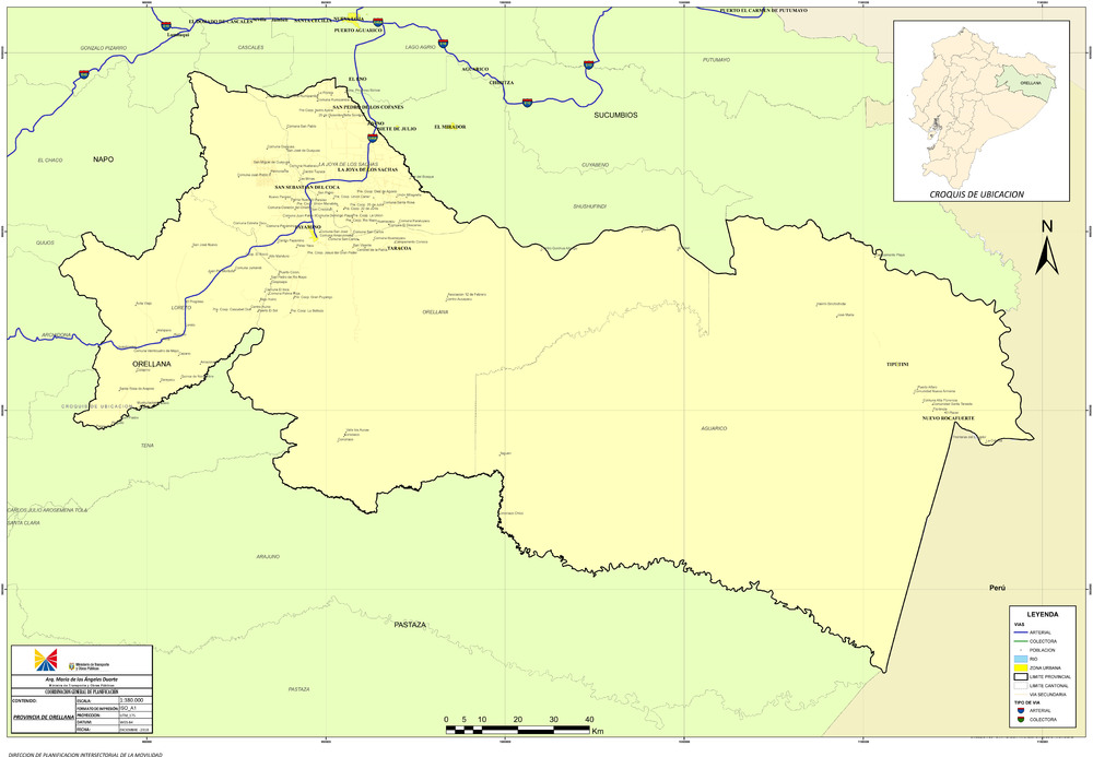 Map of Orellana 2010 - Full size | Gifex