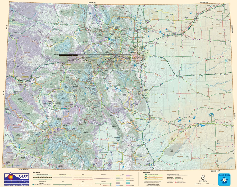 Large Map Of Colorado Map Of Colorado - Full Size | Gifex