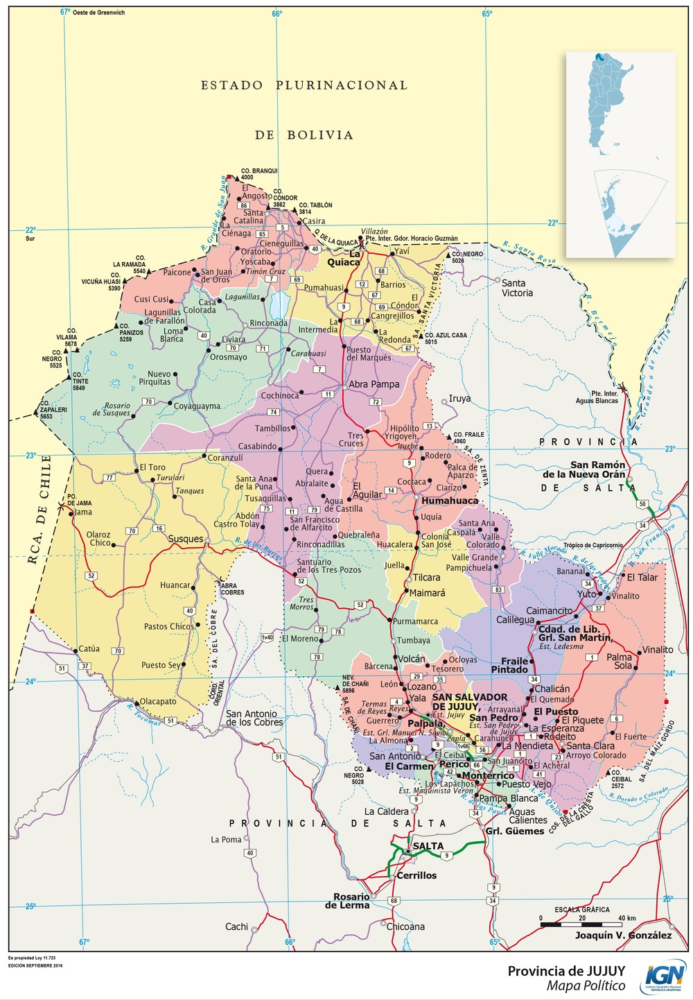 Mapa de Jujuy | Gifex