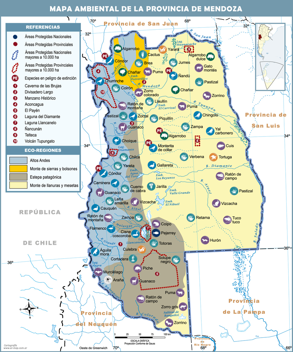 Mapa Ambiental De La Provincia De Mendoza Argentina Mendoza Gifex   Mapa Ambiental De La Provincia De Mendoza 