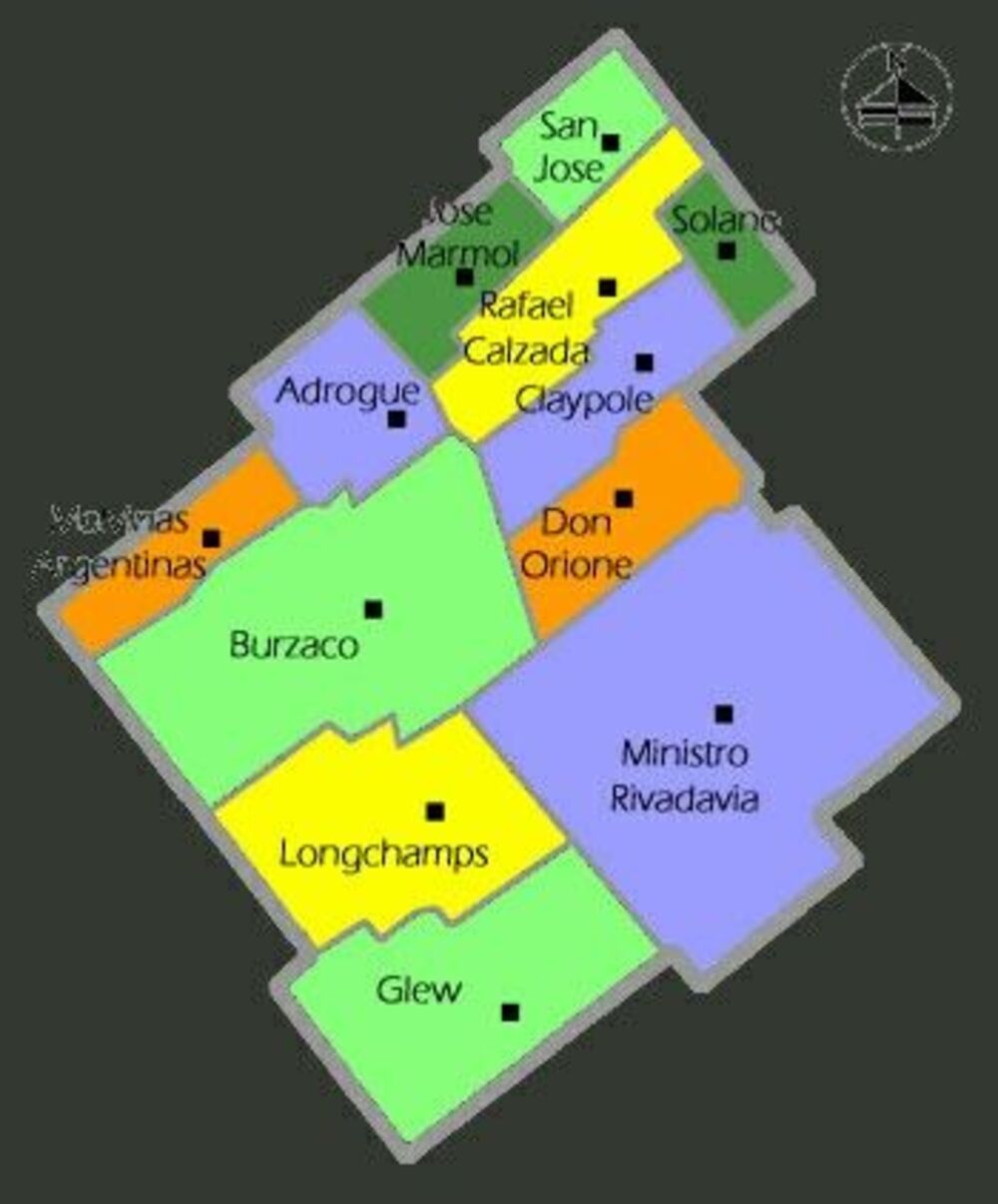 Mapa De Almirante Brown | Gifex