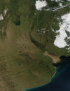 Photo Of The R O De La Plata Taken From Satellite Gifex