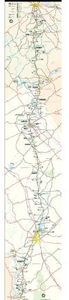 Natchez Trace Parkway National Scenic Trail Map 