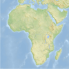 Elevation map of Africa | Gifex