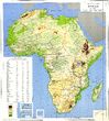 Africa - Africa physical map | Gifex
