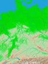 Germany topographic map | Gifex