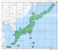 Japan - Kyushu Northwest Topographic Map, Japan 1977 | Gifex