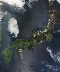 Satellite Japan Map Gifex