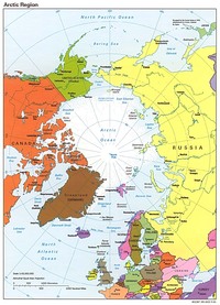 Arctic - Arctic political map | Gifex