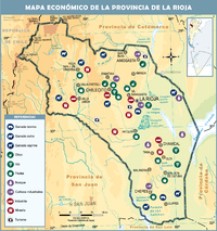 La Rioja - Environmental map of the Province of La Rioja, Argentina | Gifex