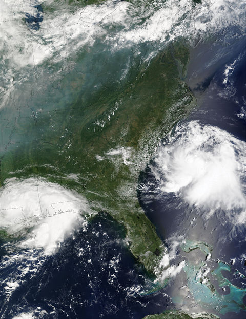 Tropical Storm Bertha in the Gulf of Mexico