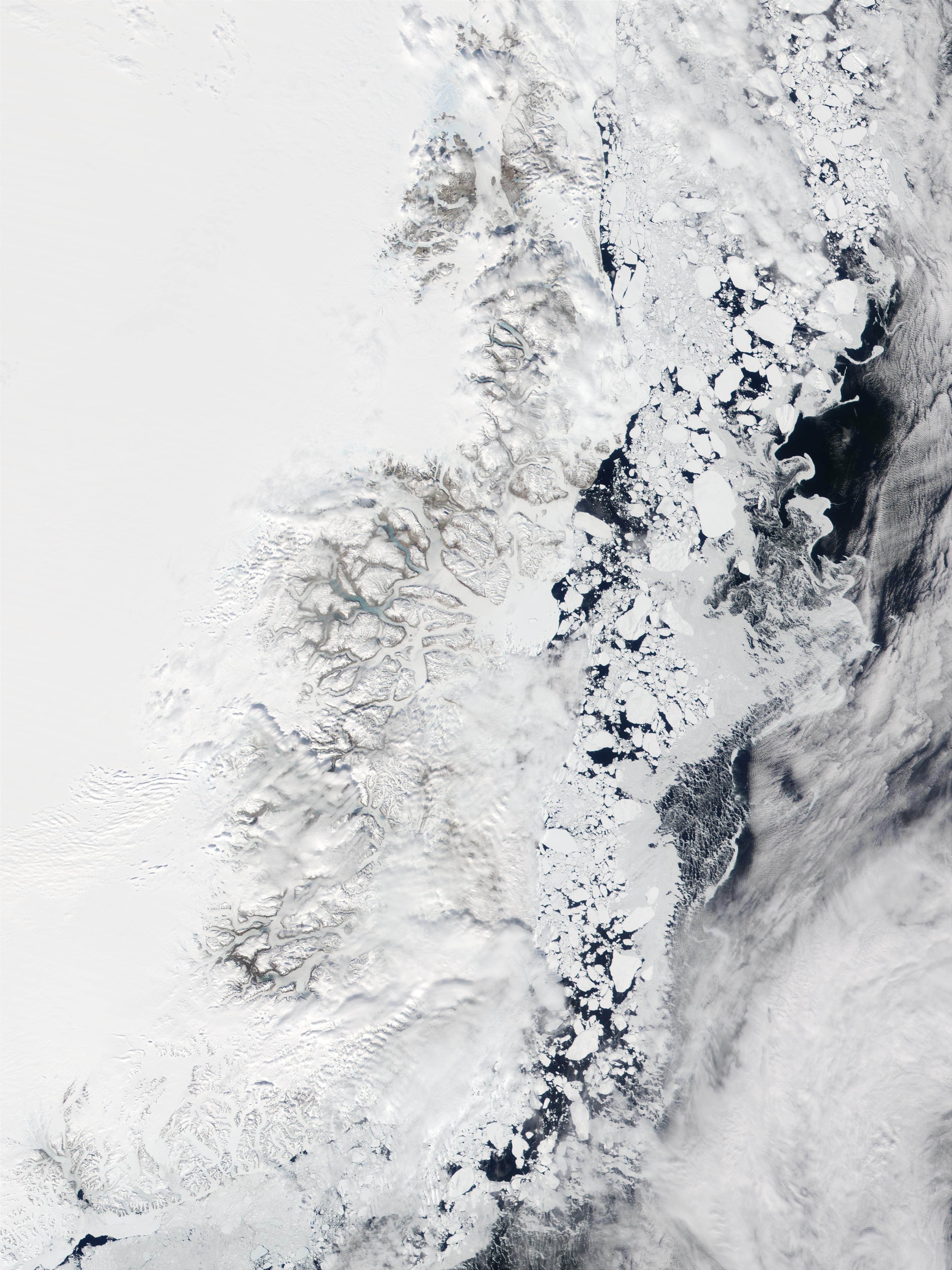 Eastern coast of Greenland