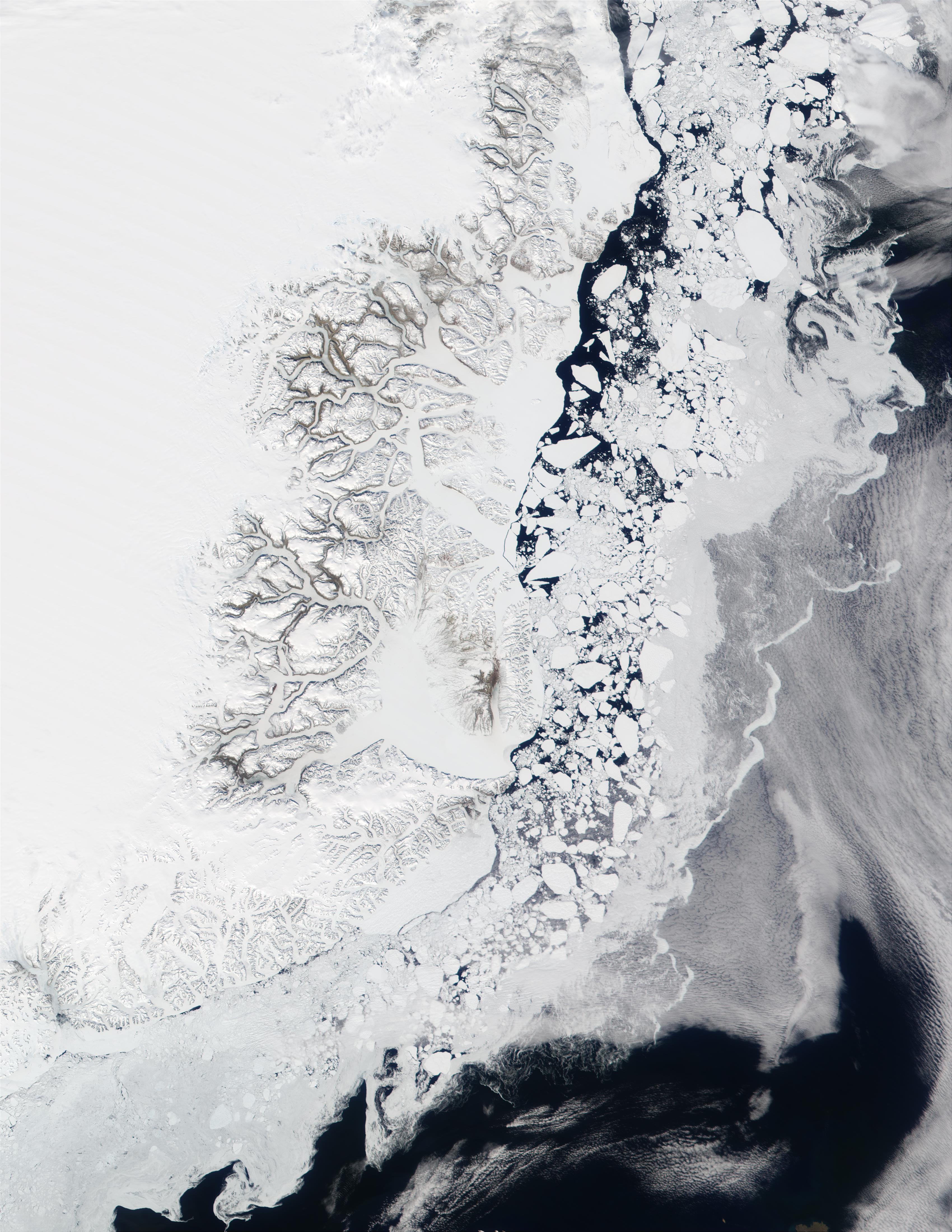 Eastern coast of Greenland